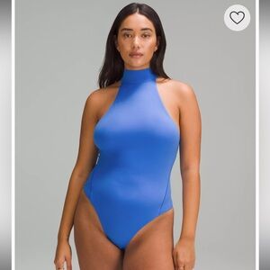 NWT Lululemon Large Wundermost Ultra-Soft Nulu Mockneck Sleeveless Bodysuit